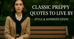 25 Classic Preppy Quotes to Live By (Style & Sophistication!)