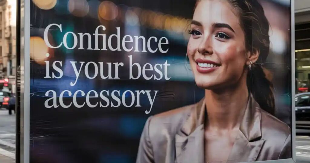 Confidence is your best accessory