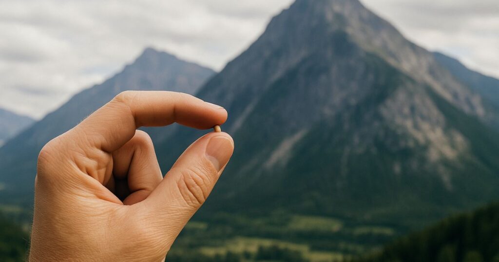 Faith as small as a mustard seed can move mountains