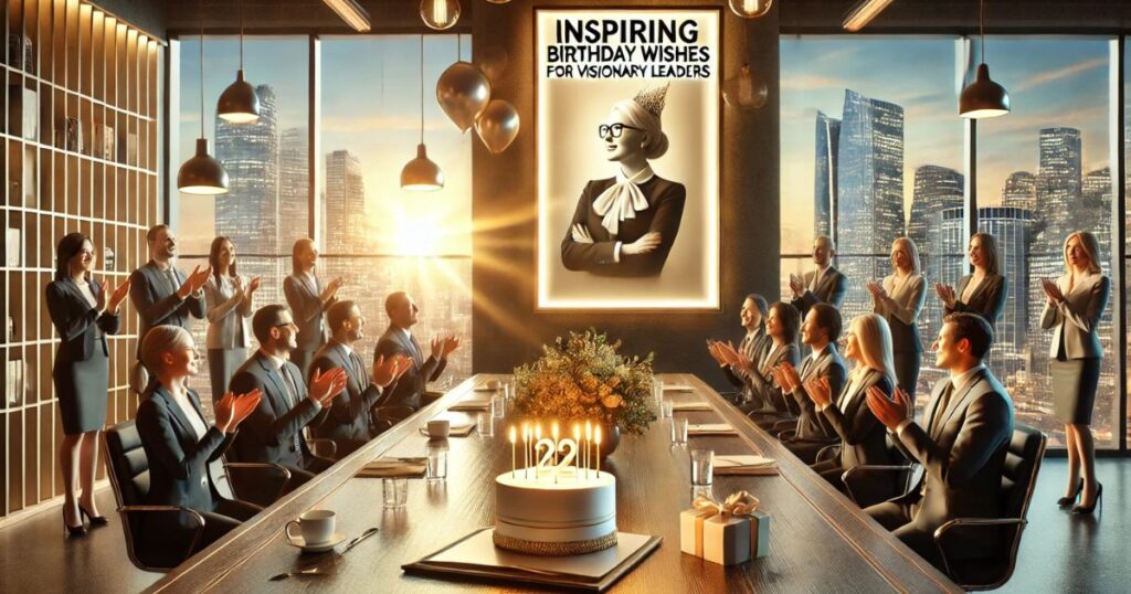 Inspiring Birthday Wishes for Visionary Leaders