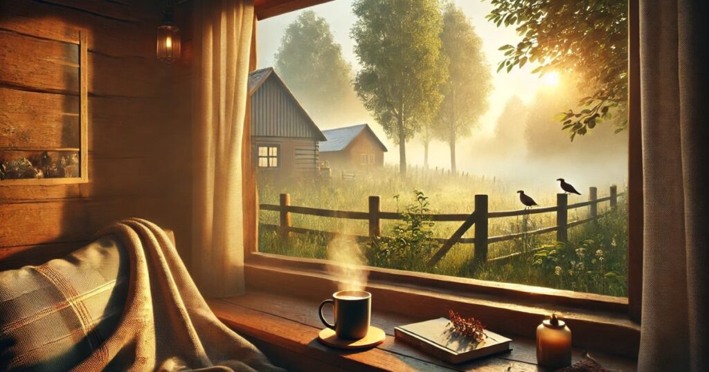 Quiet mornings and slow days can be beautiful