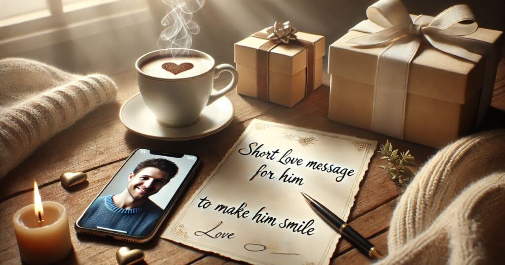 Short Love Message for Him to Make Him Smile