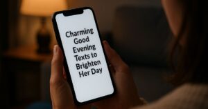 100 Charming Good Evening Texts to Brighten Her Day