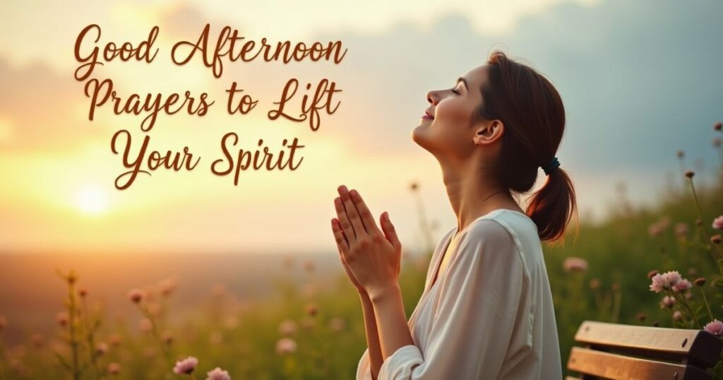 35 Inspirational Good Afternoon Prayers to Lift Your Spirit