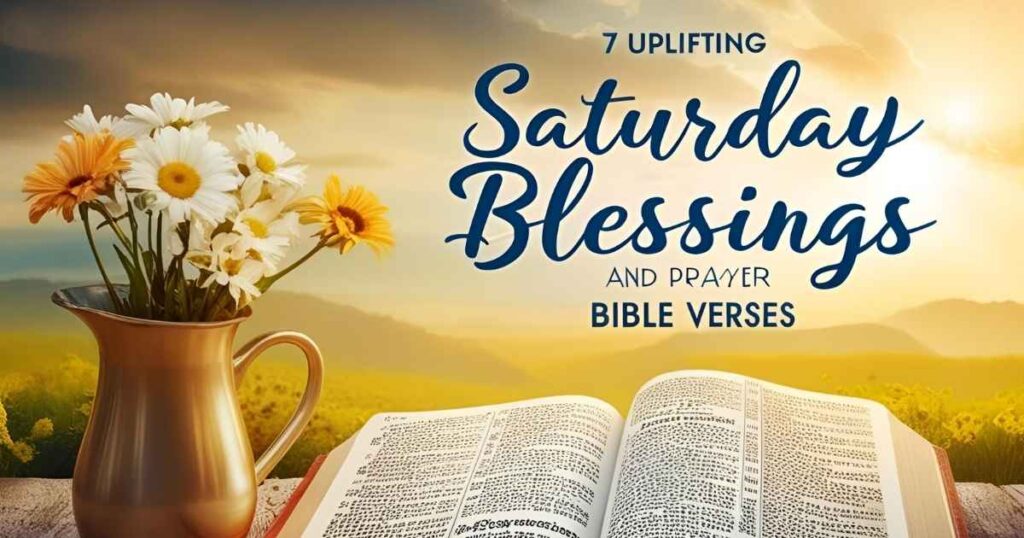 7 Uplifting Saturday Blessings and Prayers Bible Verses