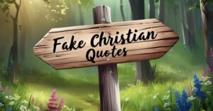 Fake Christian Quotes