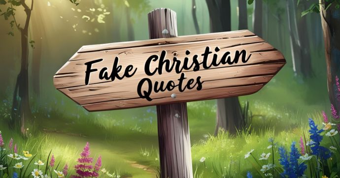 Fake Christian Quotes