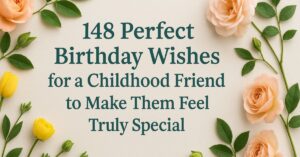 148 Perfect Birthday Wishes for a Childhood Friend to Make Them Feel Truly Special