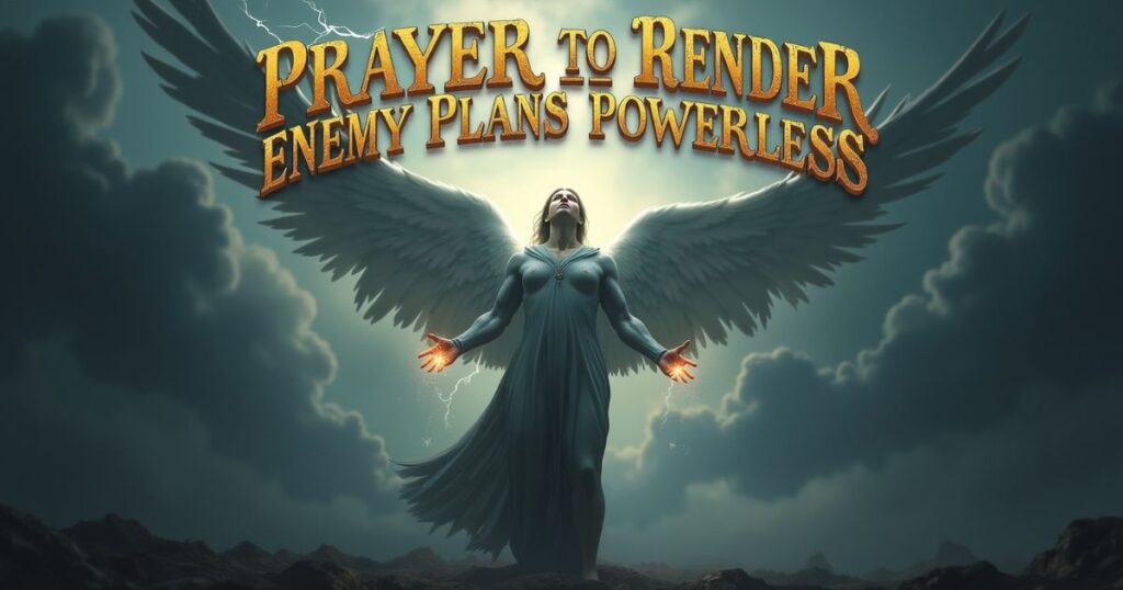Prayer to Render Enemy Plans Powerless