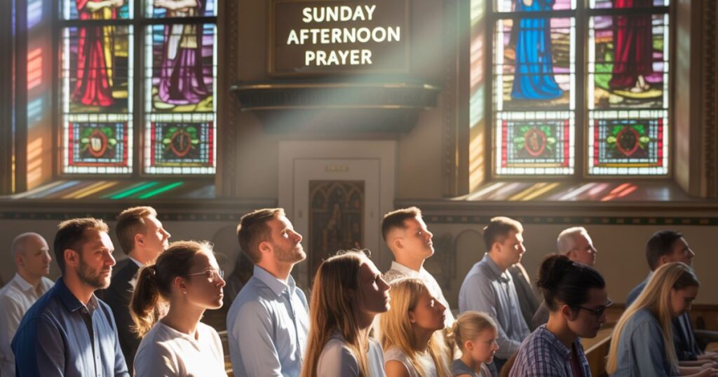 Sunday Afternoon Prayer