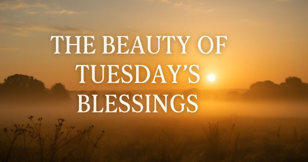 The Beauty of Tuesday’s Blessings
