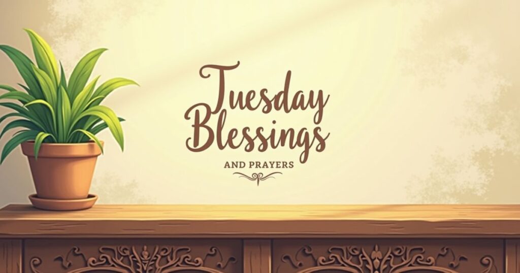 Tuesday Prayer for Guidance and Wisdom
