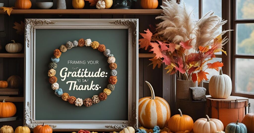 Framing Your Gratitude: Creative Ways to Say Thanks