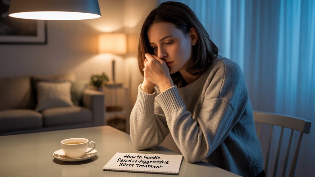 How to Handle Passive-Aggressive Silent Treatment