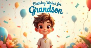 Christian Birthday Wishes for Grandson