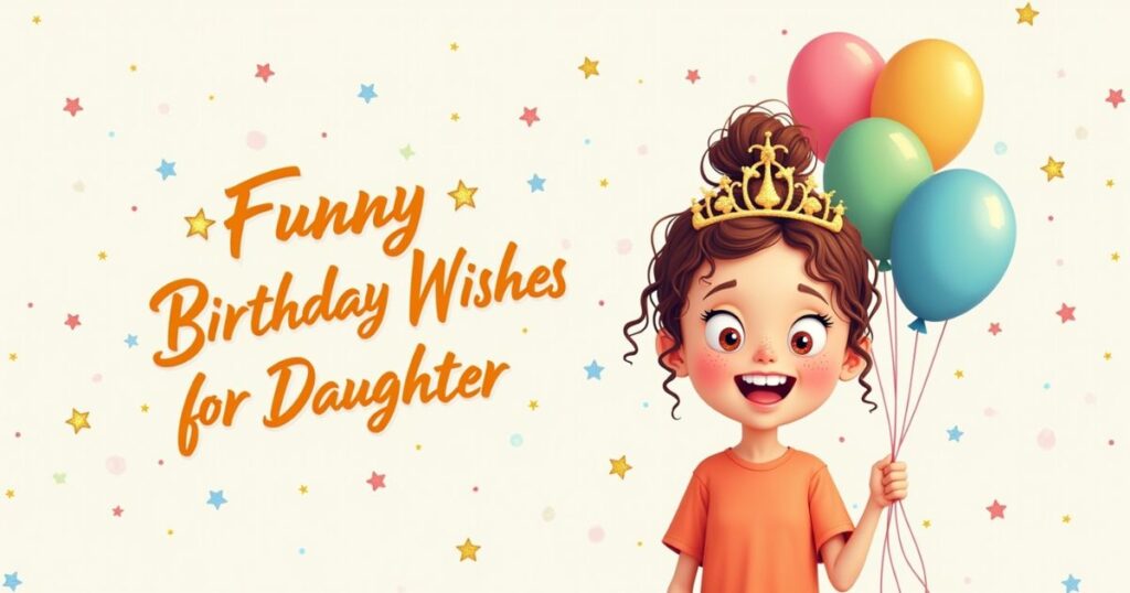 Funny Birthday Wishes for Daughter