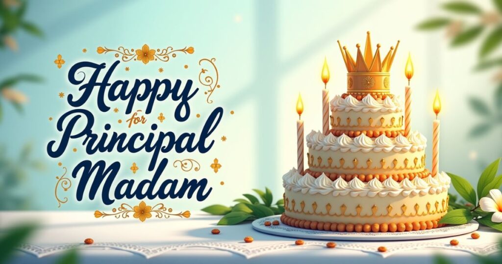Funny Birthday Wishes for Principal Madam