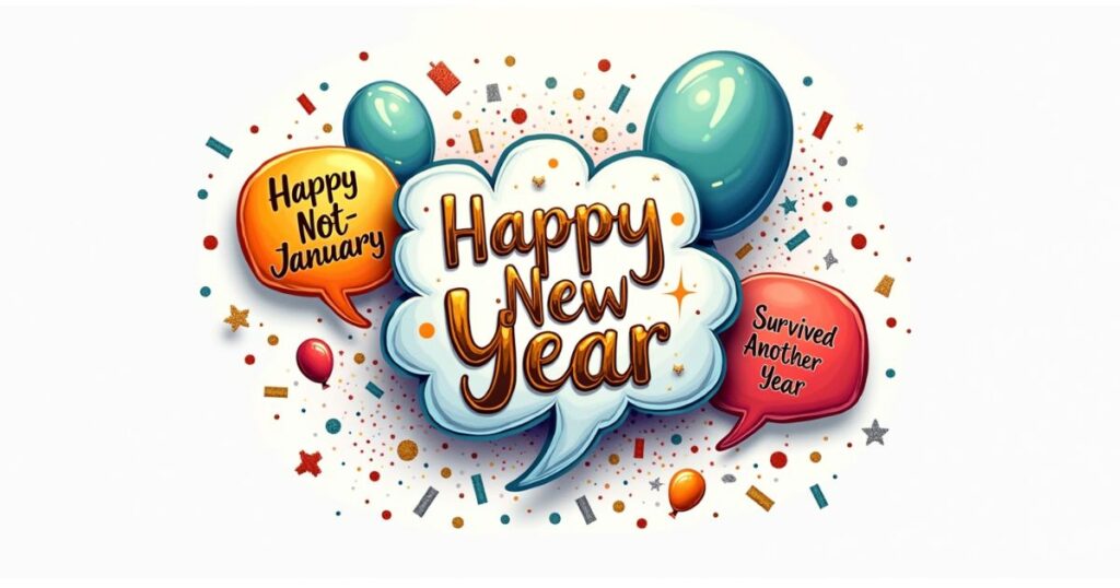 Funny Ways to Say “Happy New Year