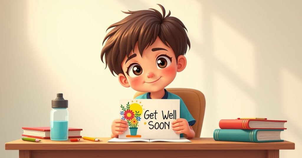 Get Well Soon’ Replies to the Teacher