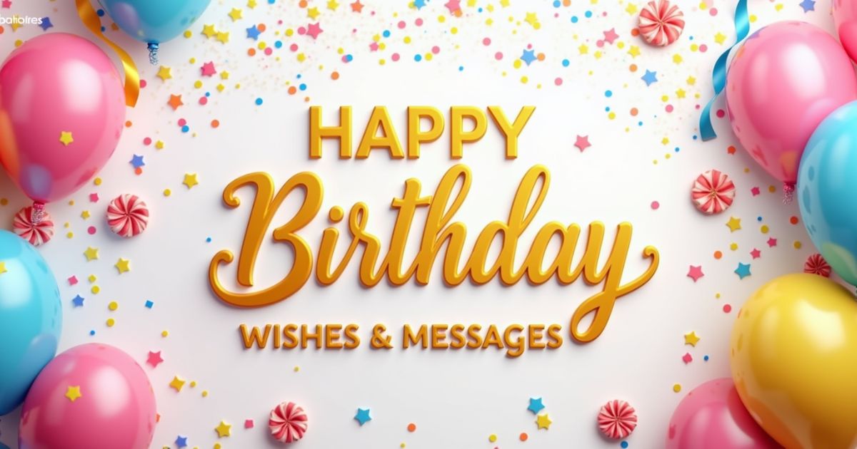Happy Birthday Wishes & Messages – Copy, Paste