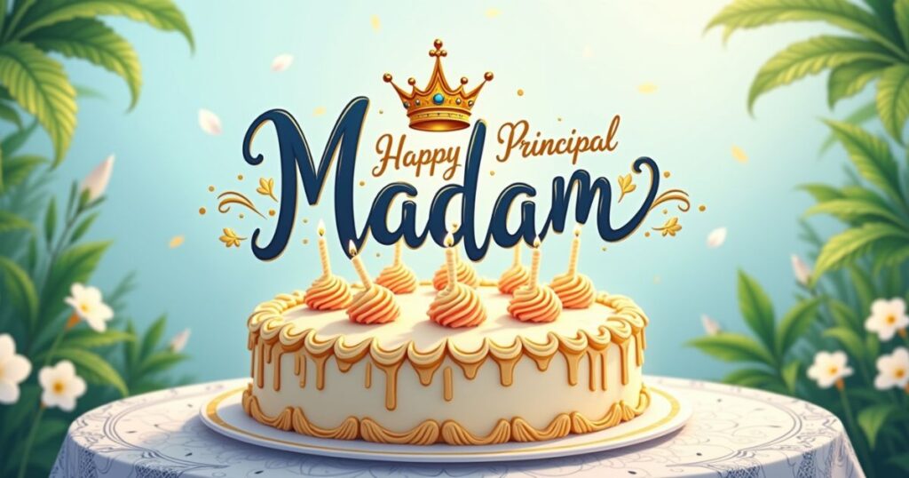 Inspirational Birthday Wishes for Principal Madam