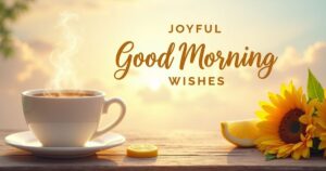 Joyful Good Morning Wishes