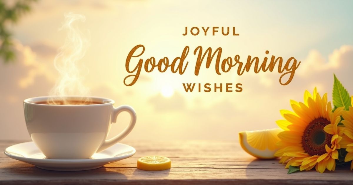 Joyful Good Morning Wishes