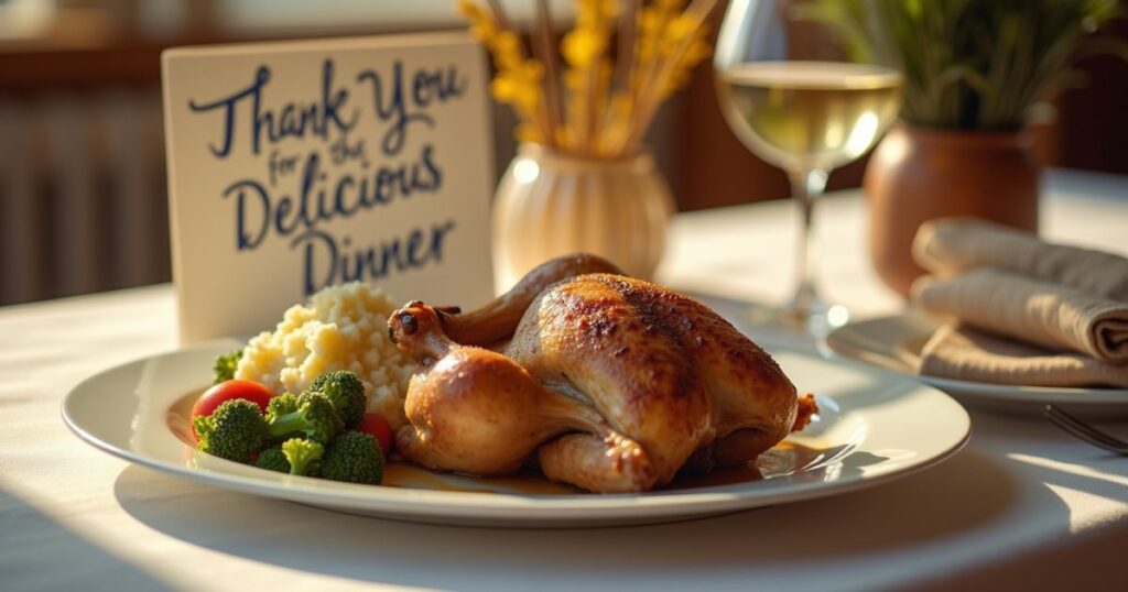 Thank You Messages for the Delicious Meal