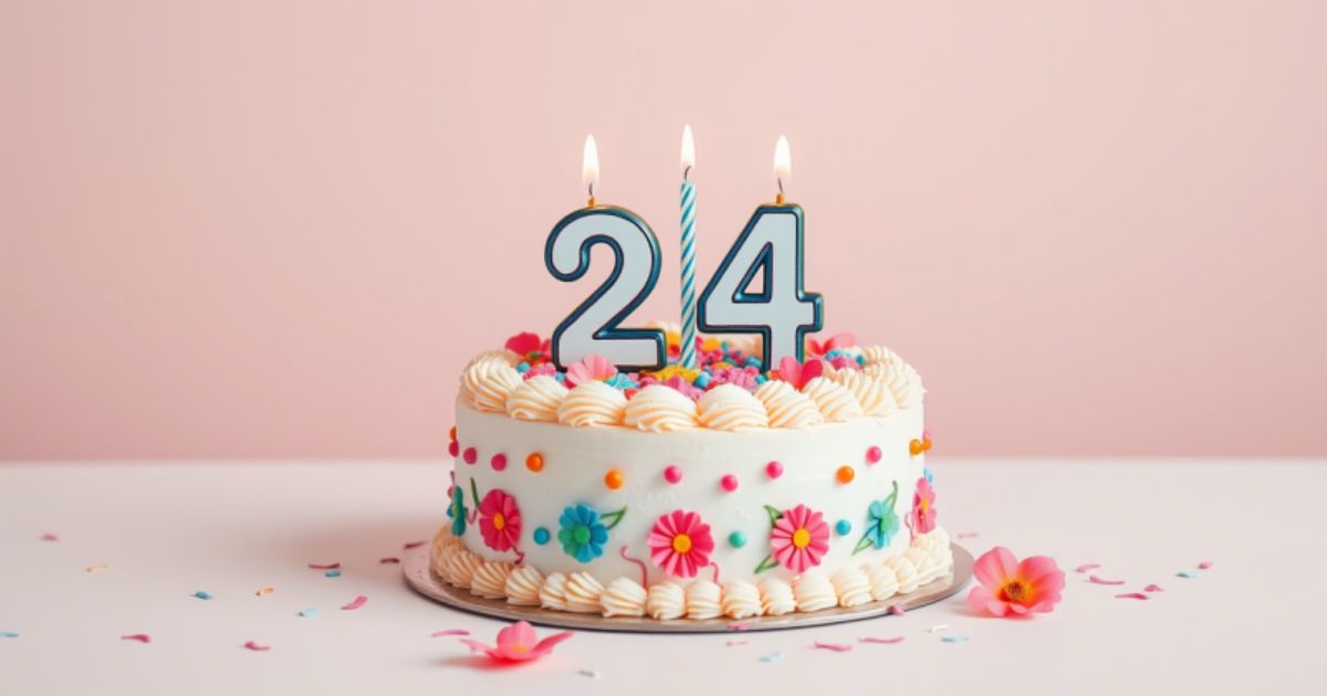 24th Birthday Cake