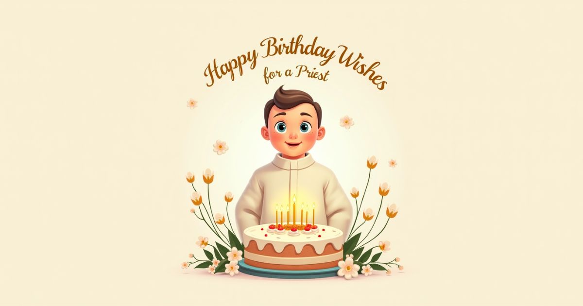 Best Birthday Wishes for a Priest