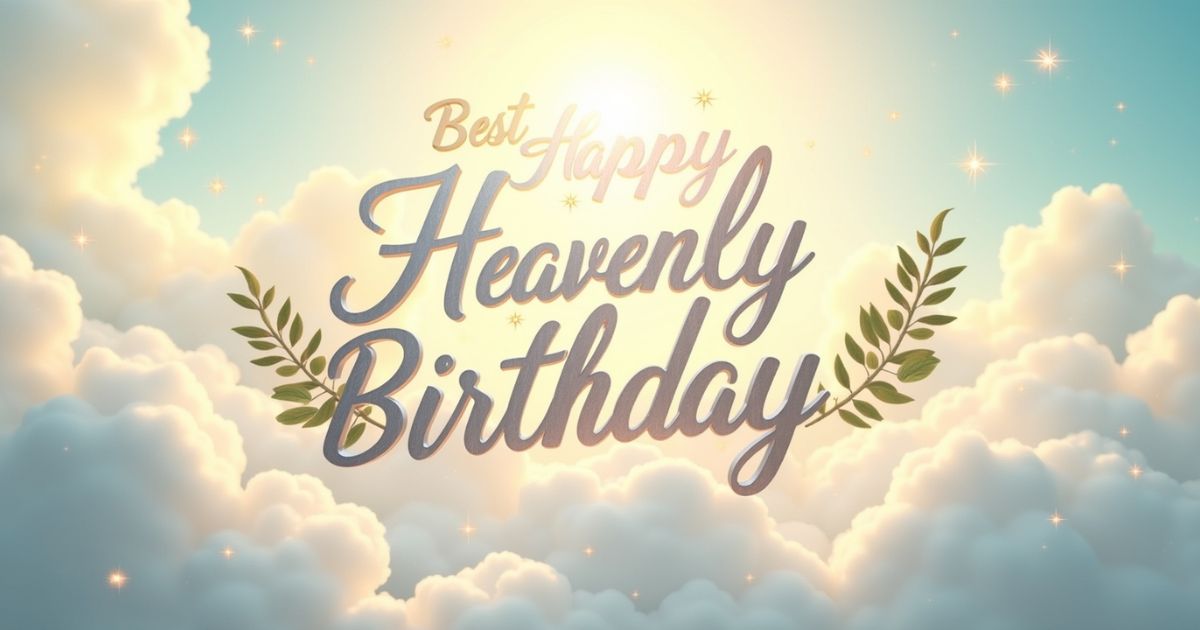 Best Happy Heavenly Birthday Wishes