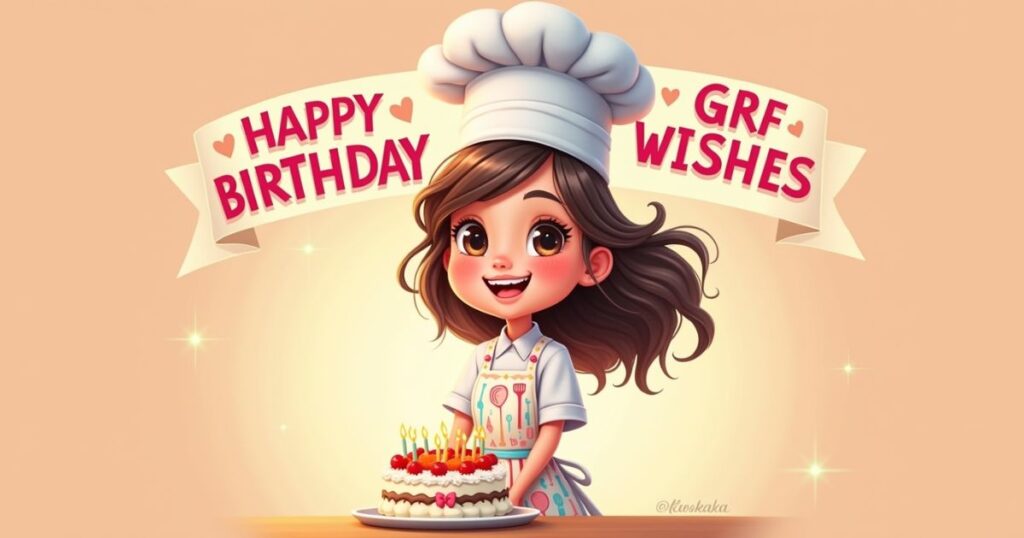 Birthday Wishes for Chef Sister
