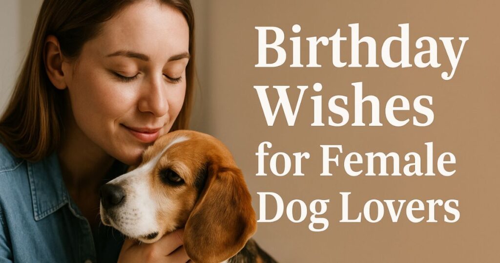 Birthday Wishes for Female Dog Lovers