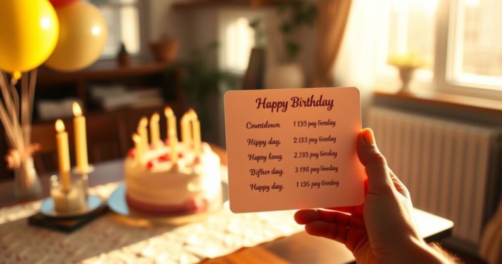 Days Birthday Countdown Quotes