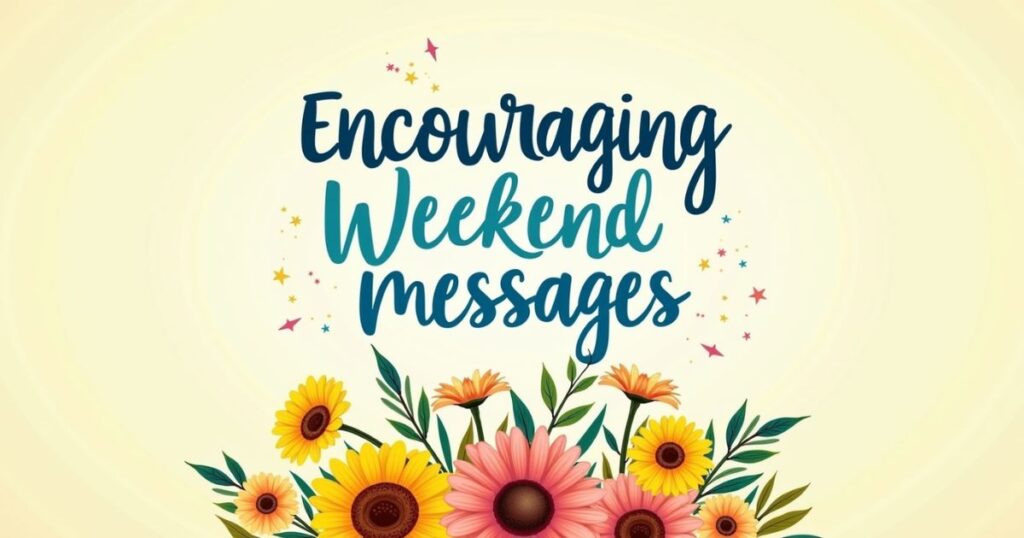 Encouraging Weekend Messages