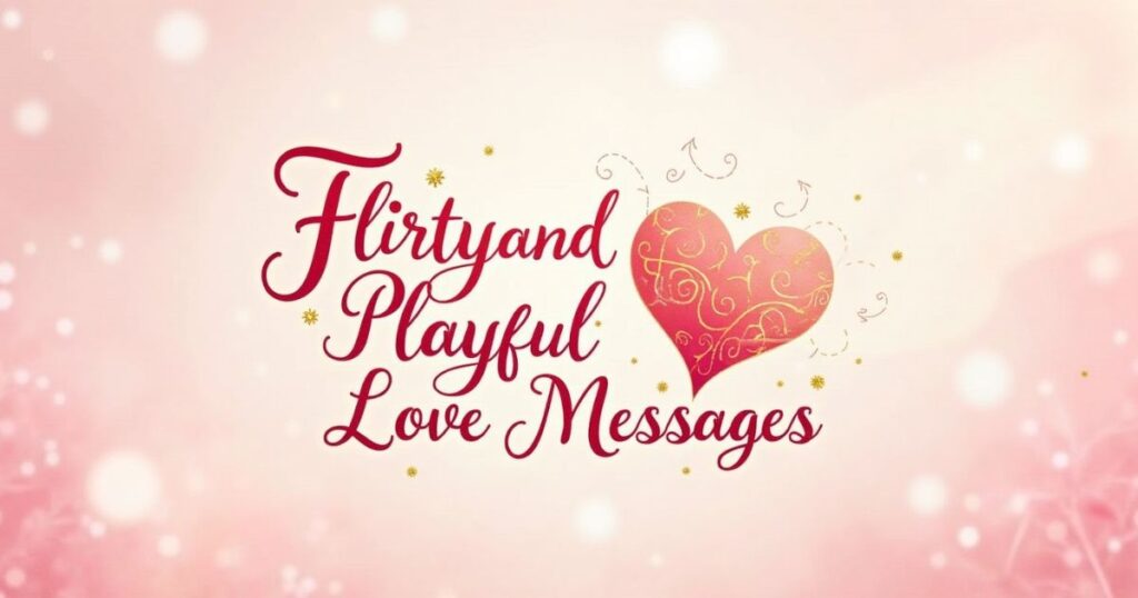 Flirty and Playful Love Messages