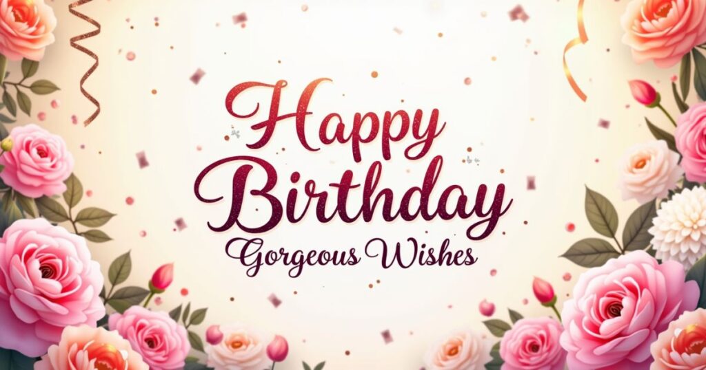 Happy Birthday Gorgeous Wishes