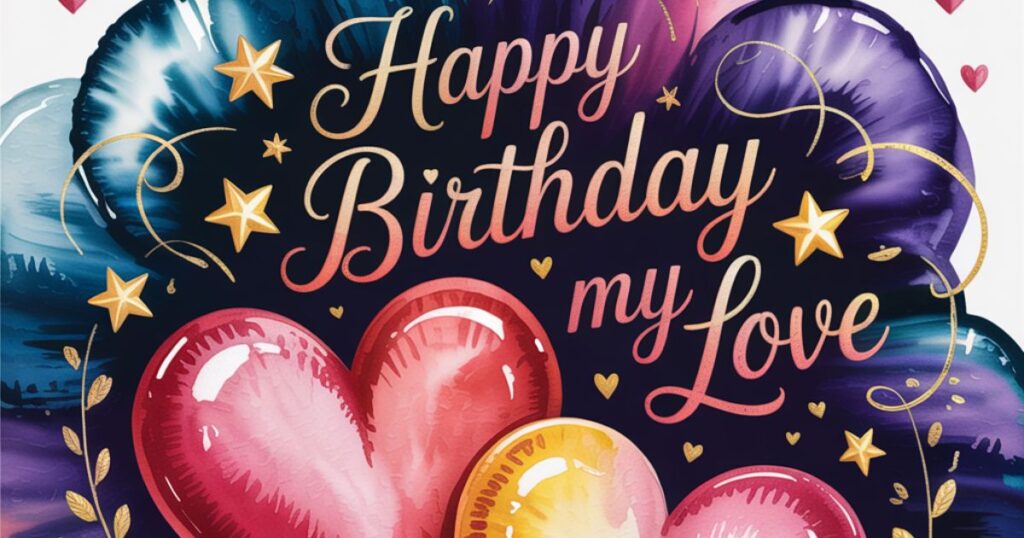 Happy Birthday My Love Wishes for Husband