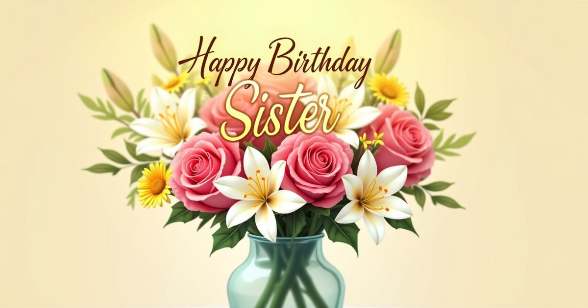 Happy Birthday Sister Wishes