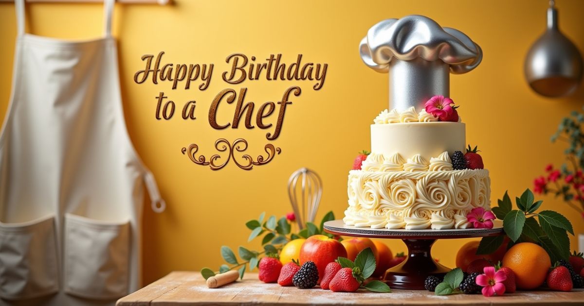 Happy Birthday to a chef Wishes