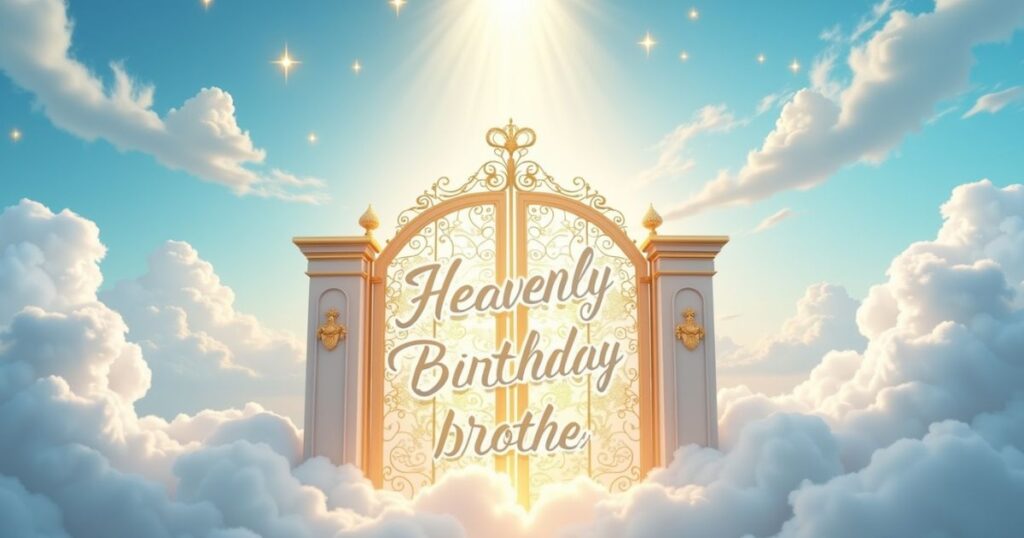 Happy Heavenly Birthday, Brother