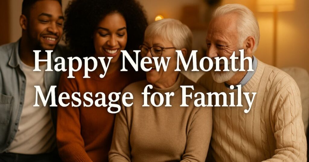 Happy New Month Message for Family
