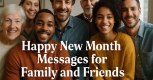 Happy New Month Messages for Family and Friends