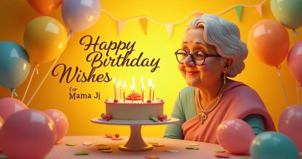 Heartfelt Birthday Wishes from Family to Mama Ji