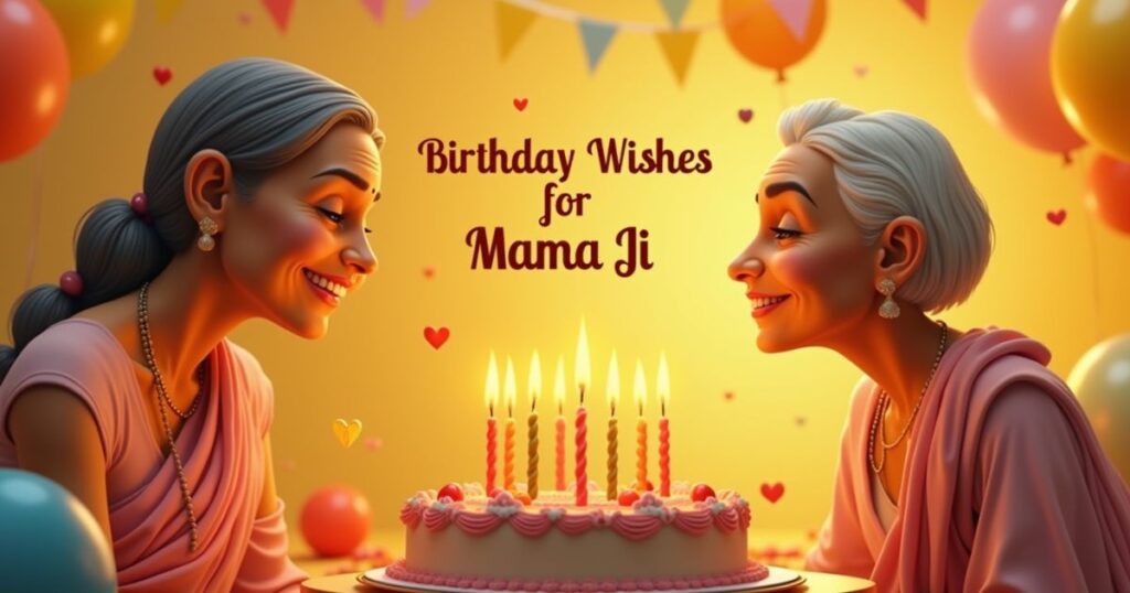 Lighthearted Birthday Wishes for Mama Ji