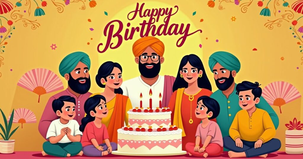 Punjabi Birthday Wishes for Family Members