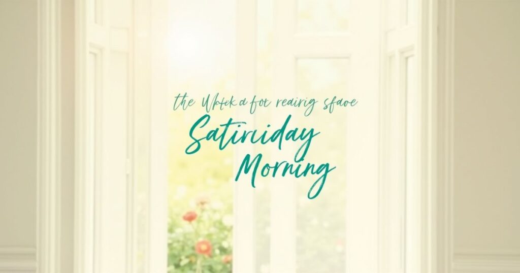 Saturday Good Morning Quotes for WhatsApp
