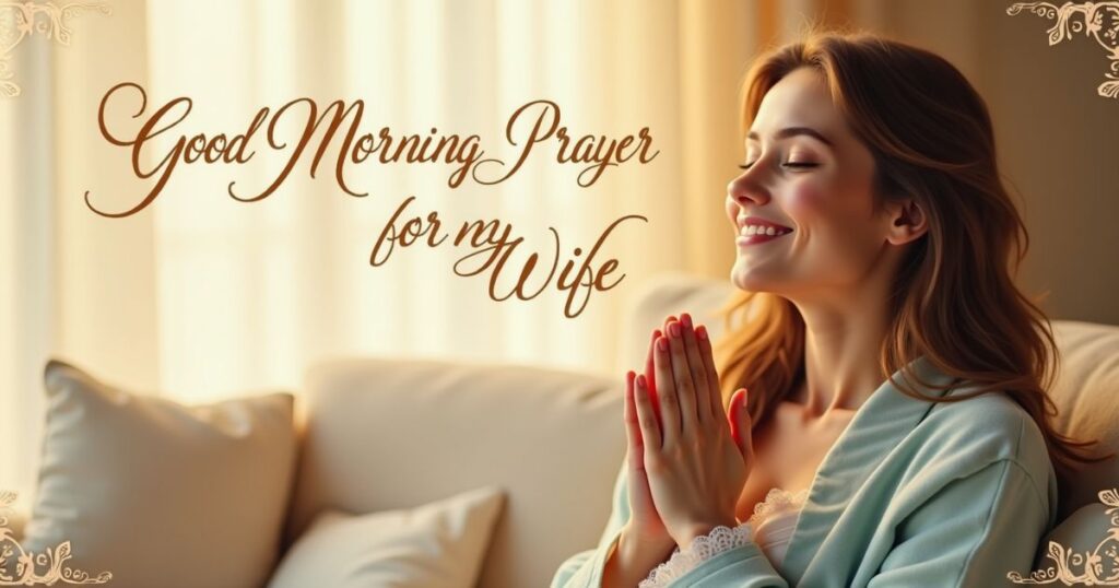 Short Morning Prayer For My Wife